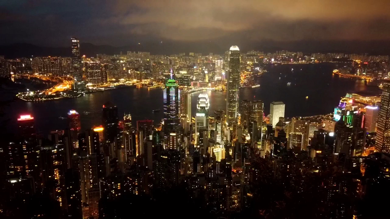 香港旅游攻略 香港维多利亚港夜景香港夜景延时摄影维多利亚港大疆大 穷游网