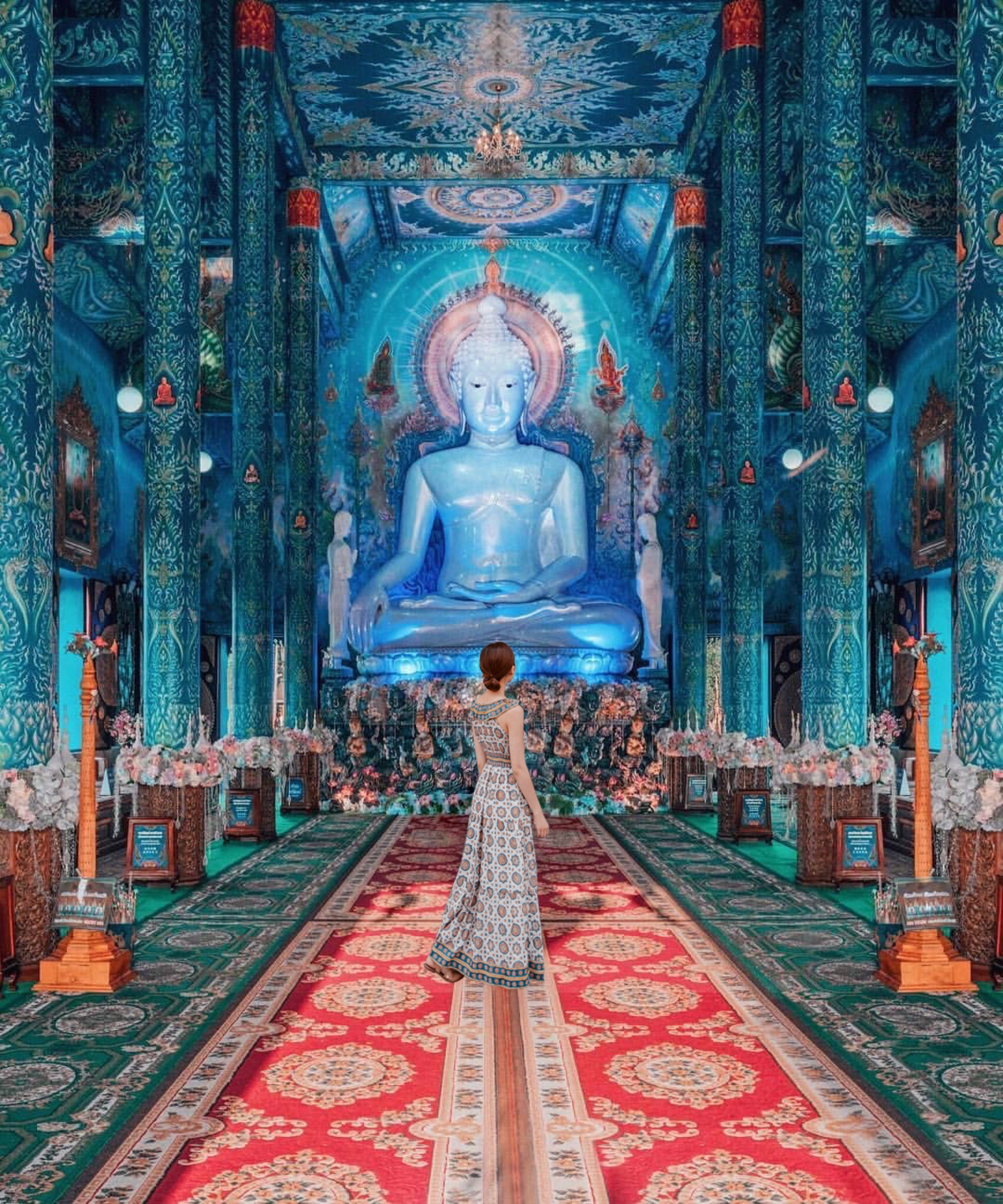 清迈蓝庙景点观光攻略 清迈蓝庙地址 清迈蓝庙门票查询预订 穷游网移动版